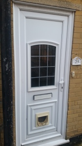 UPVC Front Door Cat Flap Swanley