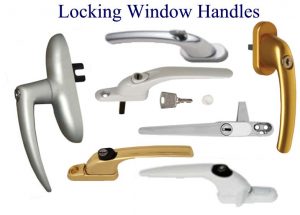 Locking UPVC window handle for jammed windows Swanley